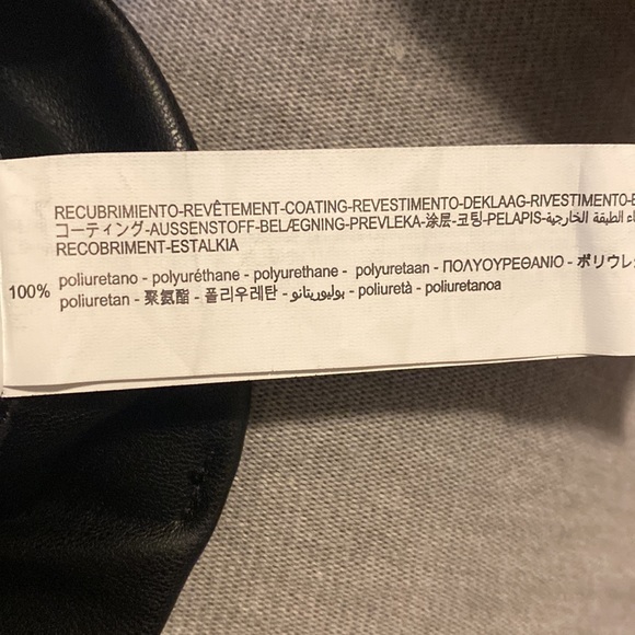 NWT Zara Faux Leather Leggings with Zipper Slits at Ankles - Picture 10 of 11